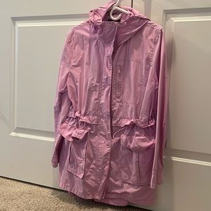 J. Crew Pink Hooded Jacket